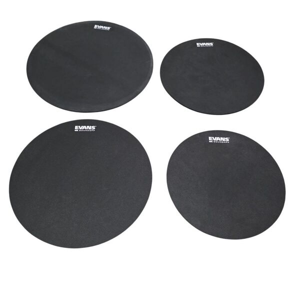 Evans Black Drum Mutes Practice Pads - Picture 1 of 4